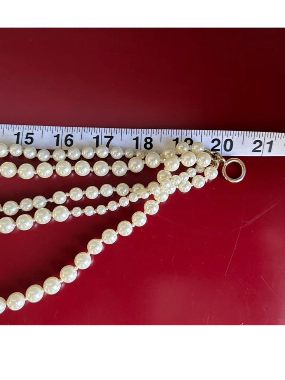 J. CREW • Elegant Cream Pearl Multi-Strand Necklace • A Closet MUST HAVE! - Picture 8 of 11